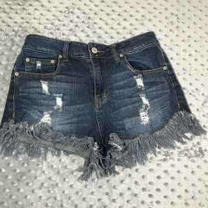 Altar’d State Denim Frayed cut off Shorts 3/26